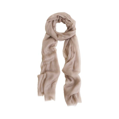 Lost Pattern NYC "Featherlight" Oversized Cashmere Scarf in Light Tan  product