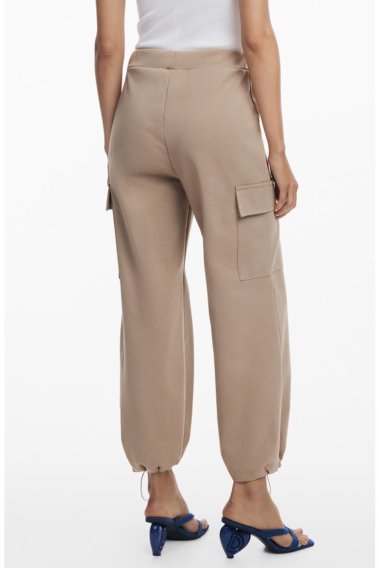 Mixed Media Jumpsuit, Alternate, color, BEIGE