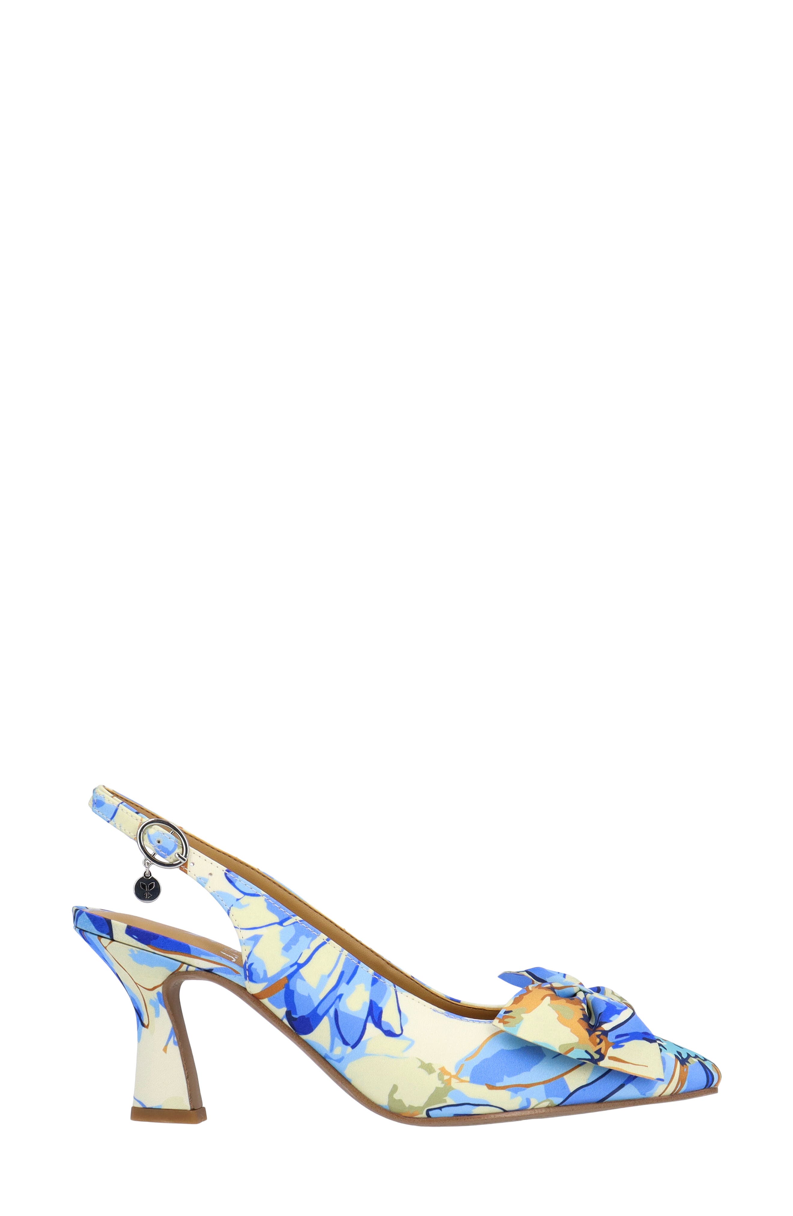 J. Reneé Harlan Floral Bow Slingback Pump, Alternate, color, 