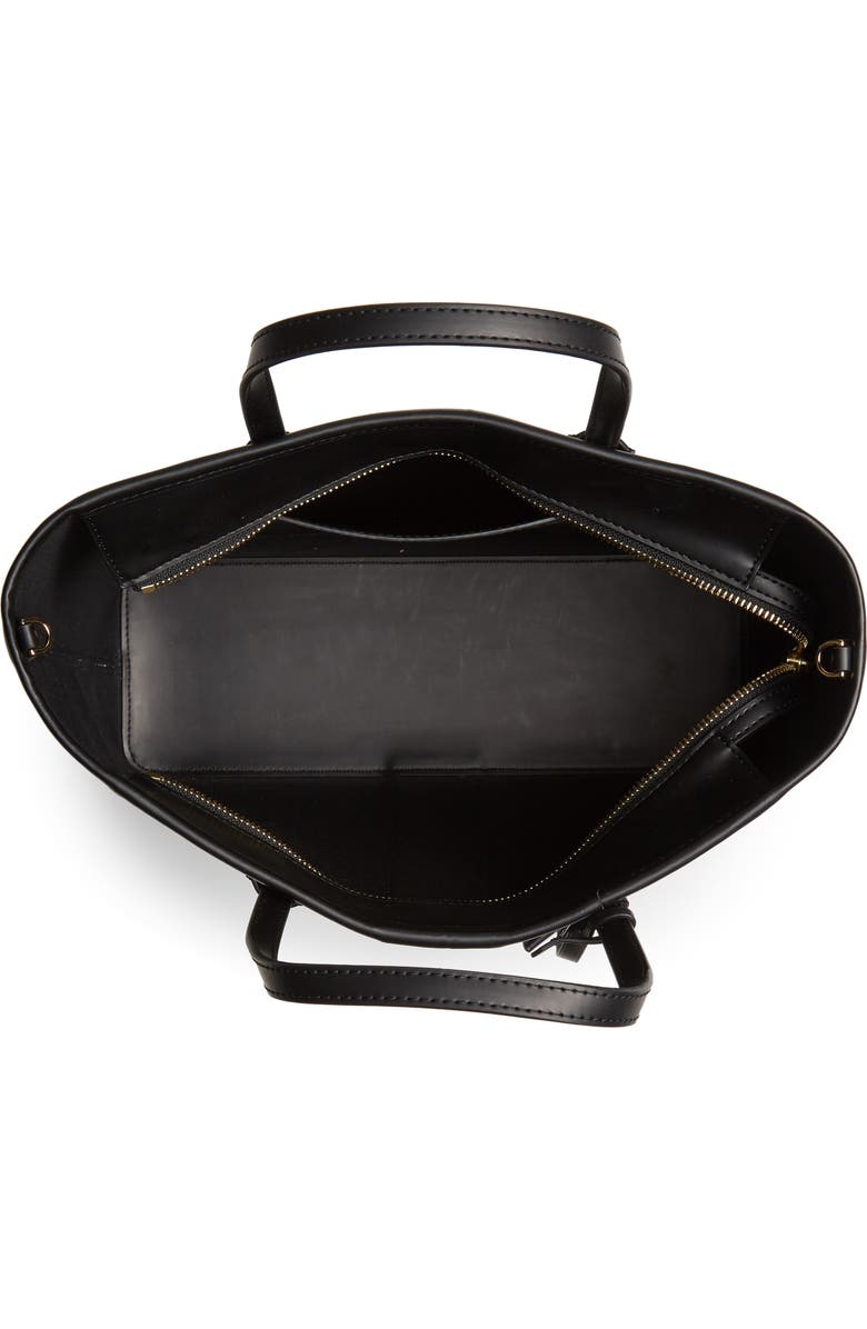 Tory Burch Small Gemini Link Coated Canvas Tote, Alternate, color,