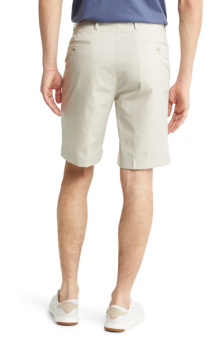 Berle Prime Pleated Poplin Shorts, Alternate, color, Light Tan