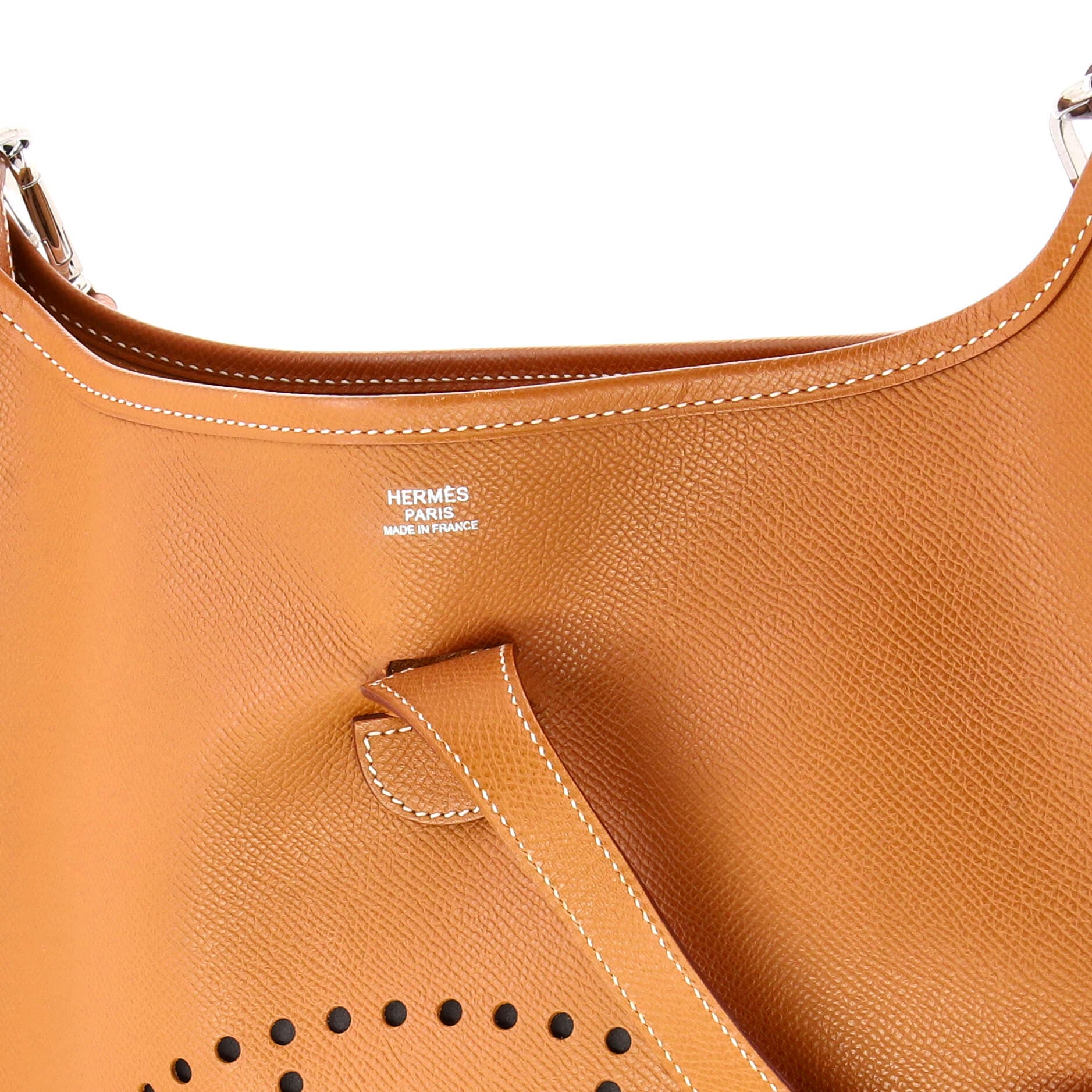Pre-Owned Hermes Evelyne Bag Gen III Epsom PM, Alternate, color, Gold