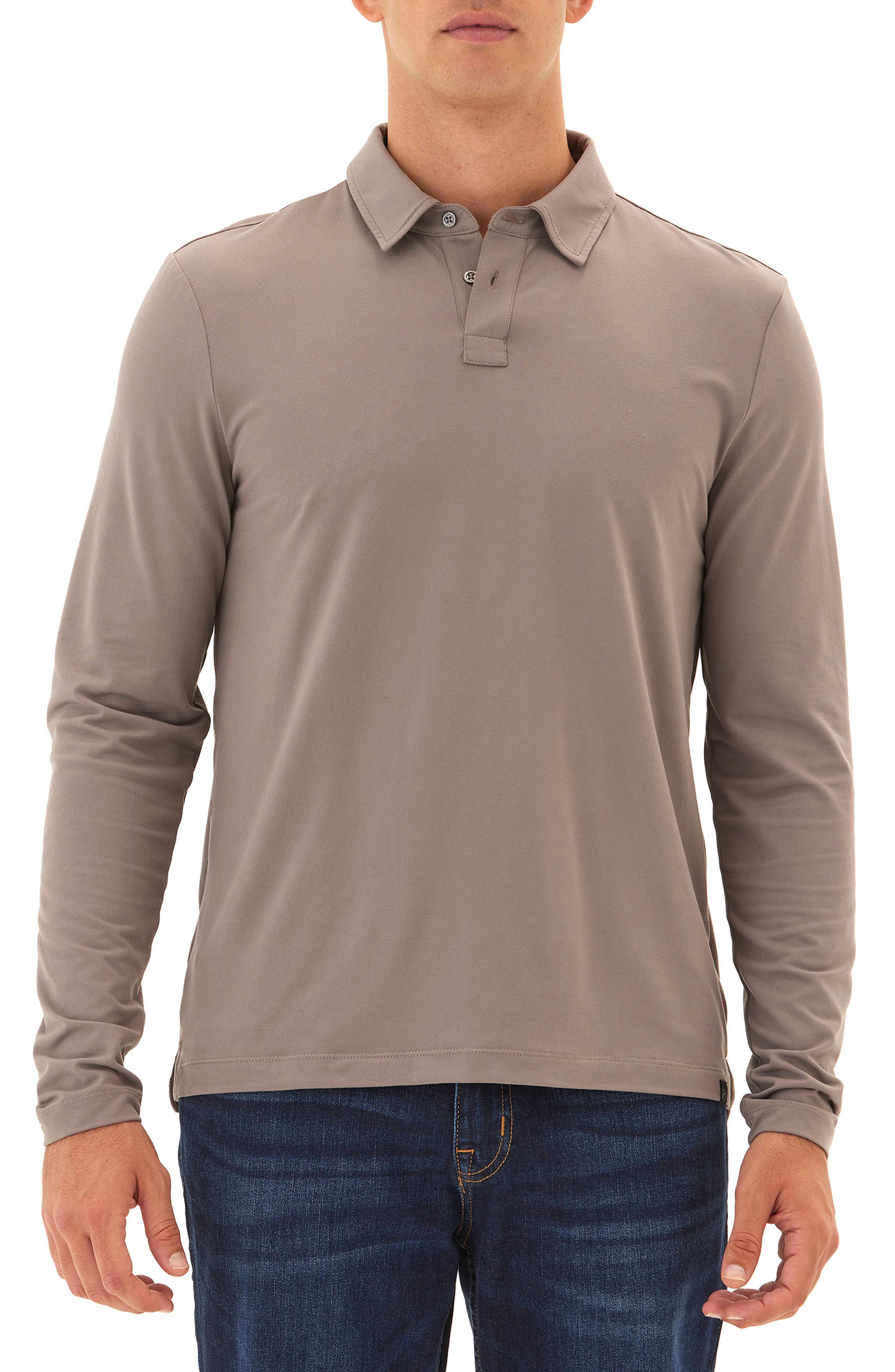 Threads 4 Thought Darryn Luxe Long Sleeve Polo