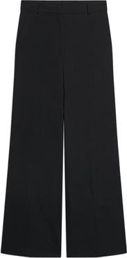 Theory Linen Blend Wide Leg Pants