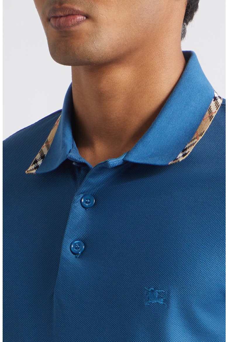 Eddie EKD Embroidered Cotton Piqué Polo, Alternate, color, OFFICERS BLUE