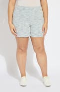 Lysse Lily Pull-On Mid Thigh Summer Tweed Shorts