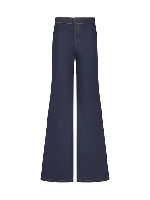 Jane Cotton Stretch Flare Trouser