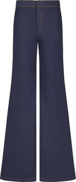 Callas Milano Jane Cotton Stretch Flare Trouser