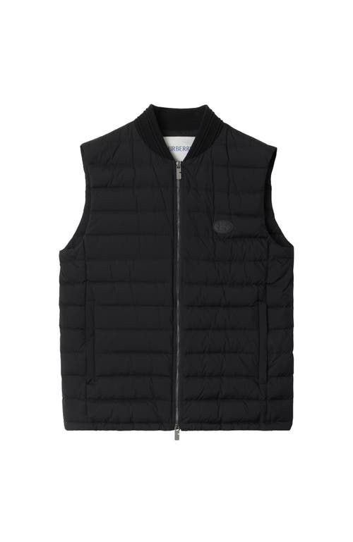Burberry Jacket Sleeveless Padded Ribbed Collar