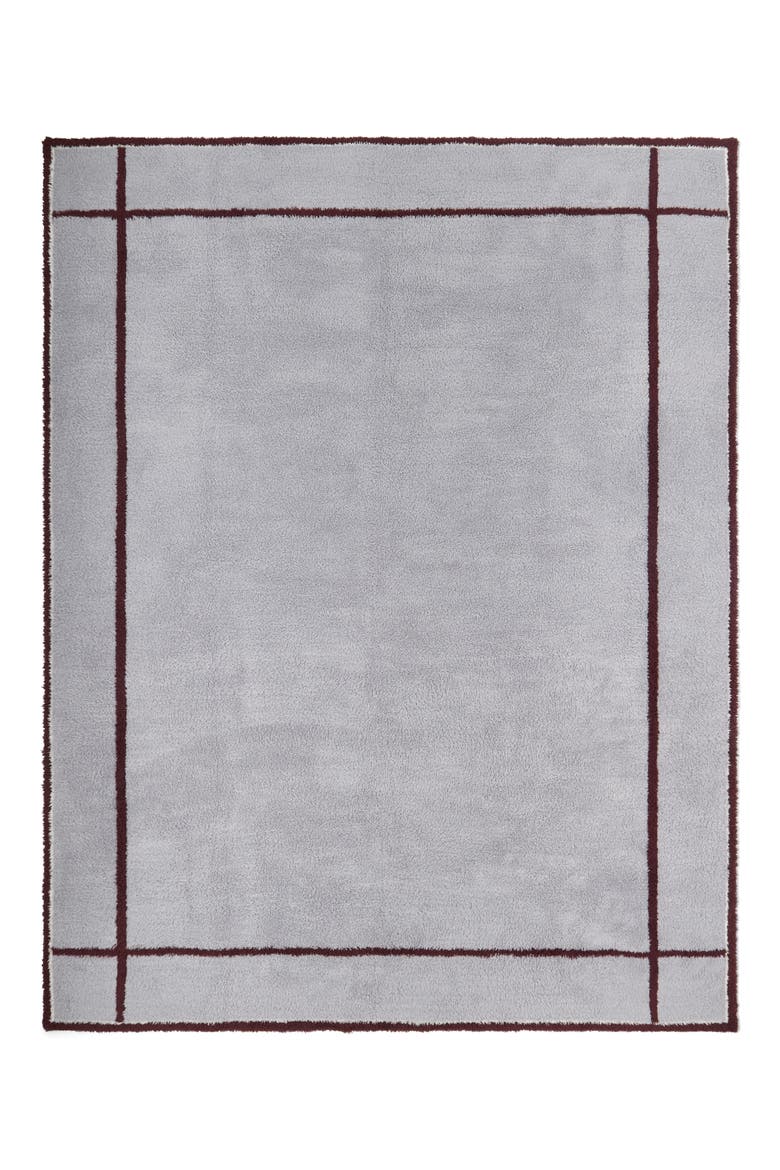 CozyChic Belmar Border Throw Blanket, Alternate, color, VAPOR MULTI