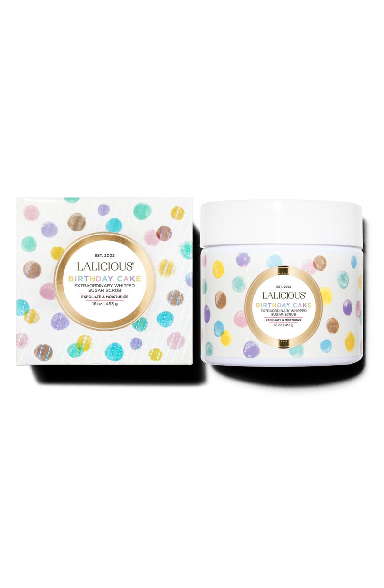 LALICIOUS Birthday Cake Extraordinary Whipped Sugar Scrub, Alternate, color,