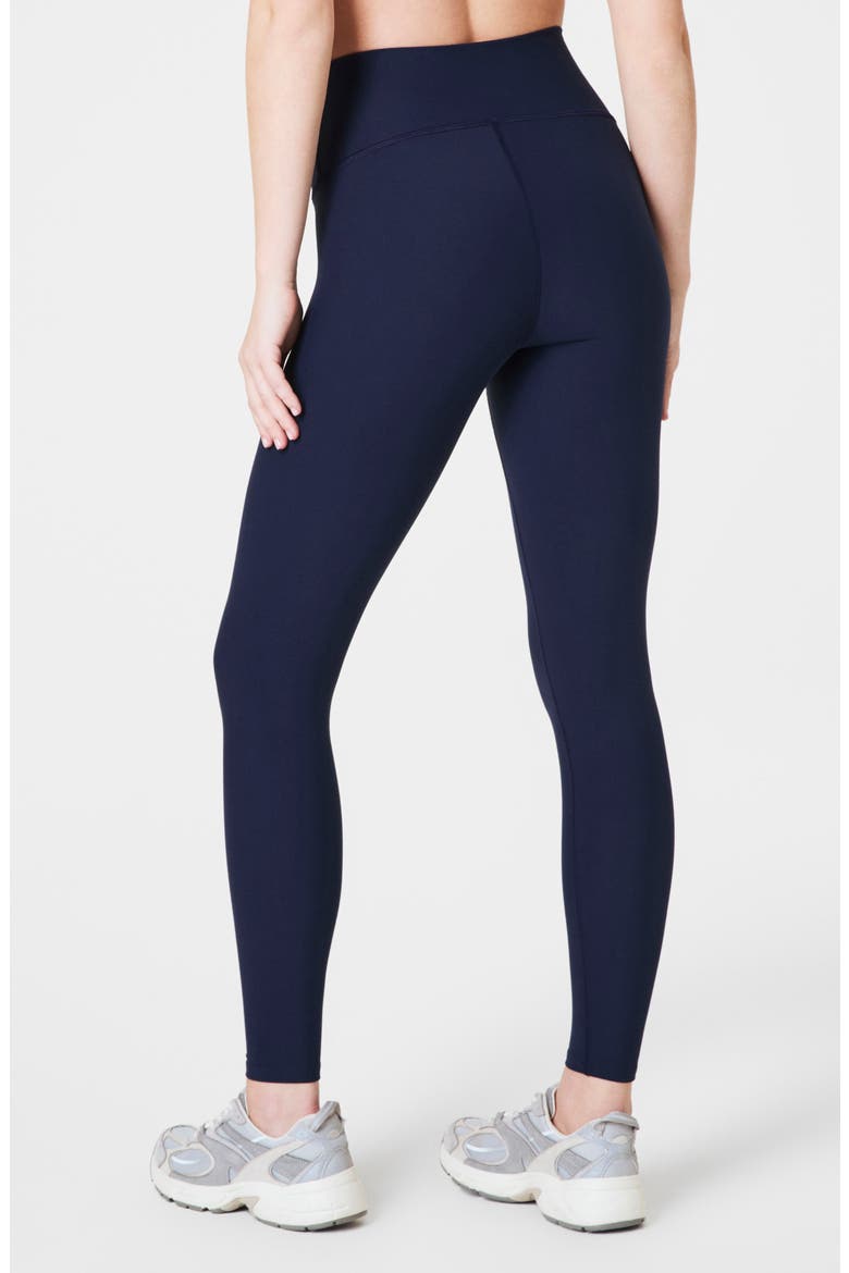 High Waist Leggings, Alternate, color, TIMELESS NAVY
