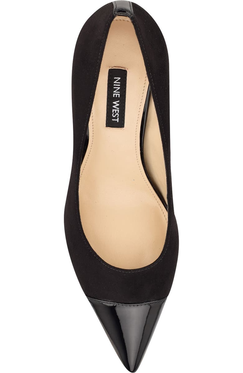 Nine West Hippa Pointy Cap Toe Pump, Alternate, color,