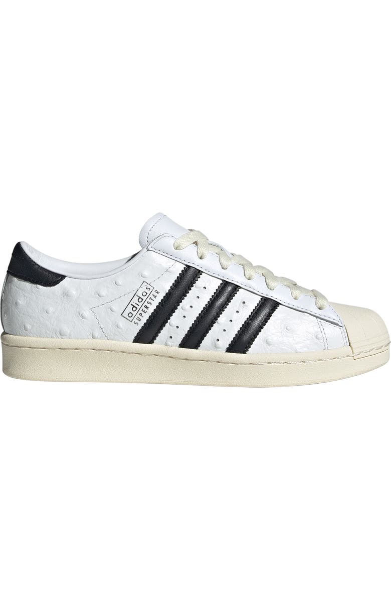 adidas Superstar Embossed Sneaker, Alternate, color, White/ Black/ Cream White