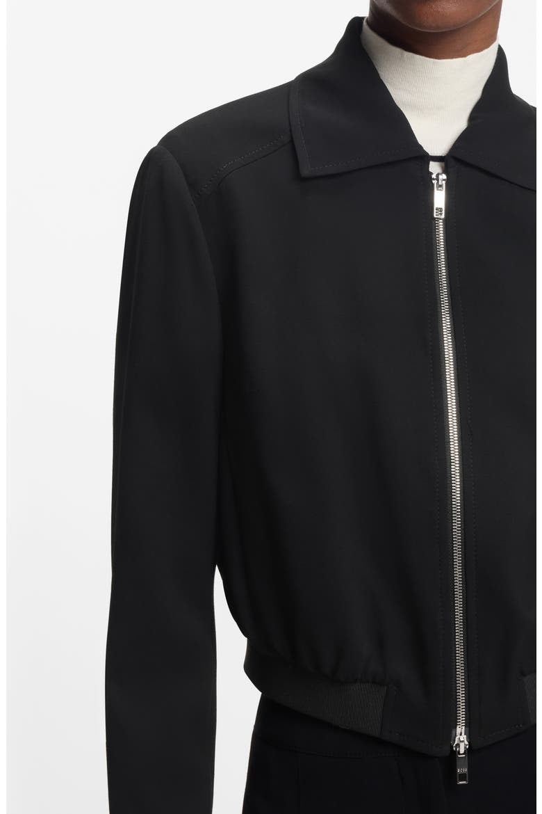 Jocalena Zip Jacket, Alternate, color, BLACK