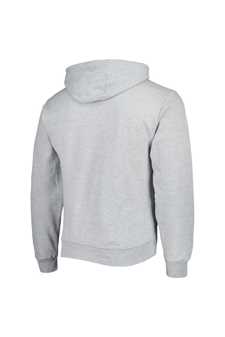 Men's League Collegiate Wear Heather Gray Michigan State Spartans Arch Essential Pullover Hoodie, Alternate, color, Heather Gray