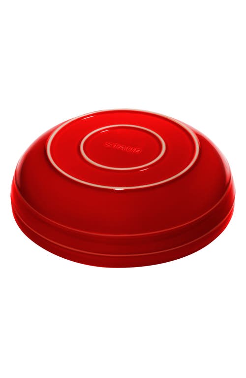 Staub Ceramic 11.5in Cherry Shallow Serving Bowl