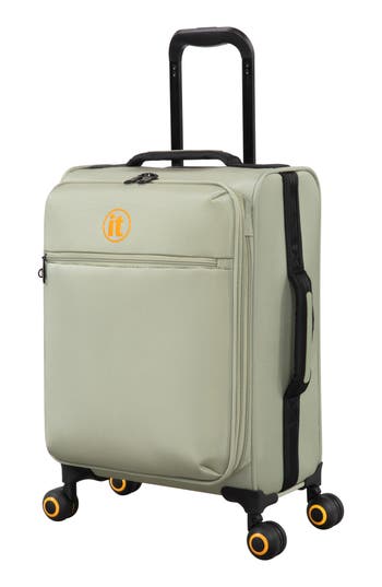 It Luggage Revolving 20-inch Softside Carry-on Luggage In Gray