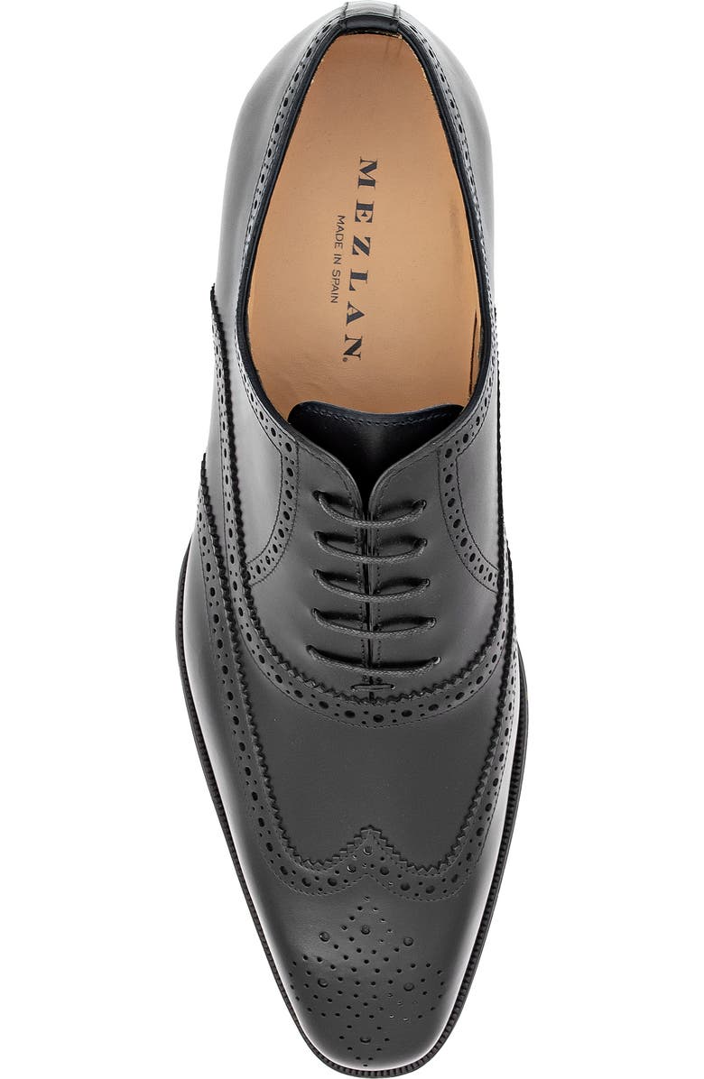 Mezlan Galco Wingtip Oxford, Alternate, color, Black