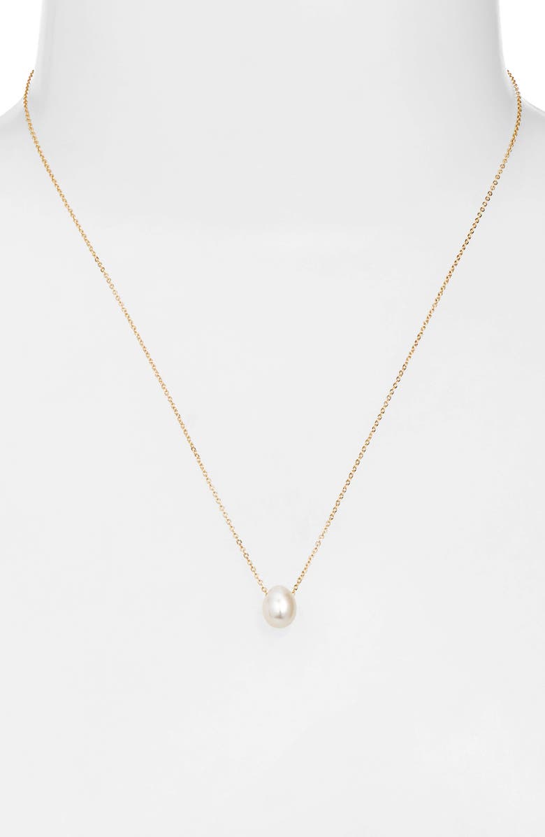 Set & Stones Margot Freshwater Pearl Pendant Necklace, Alternate, color, Gold