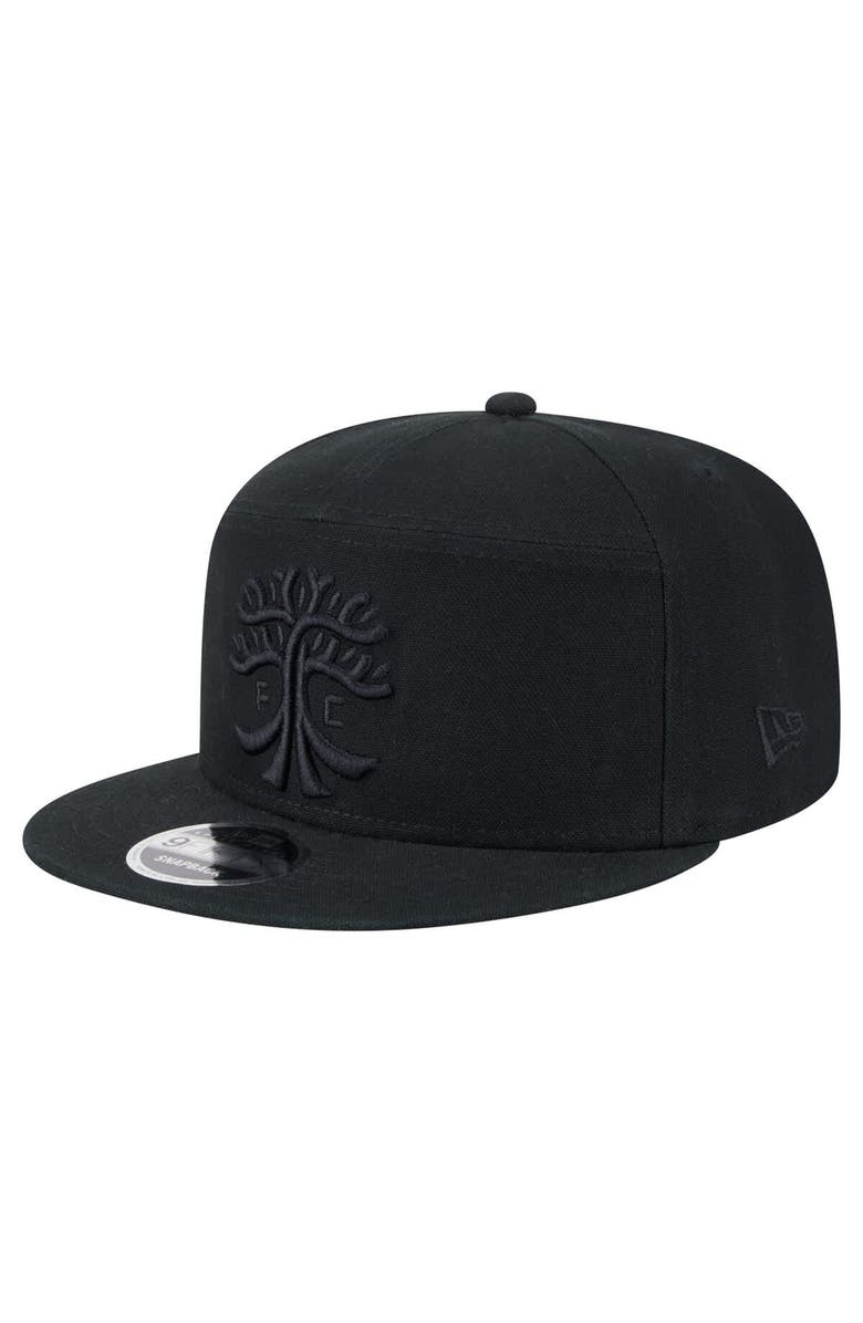 New Era Men's New Era Black Austin FC Canvas Camp 9FIFTY Snapback Hat, Main, color, Black