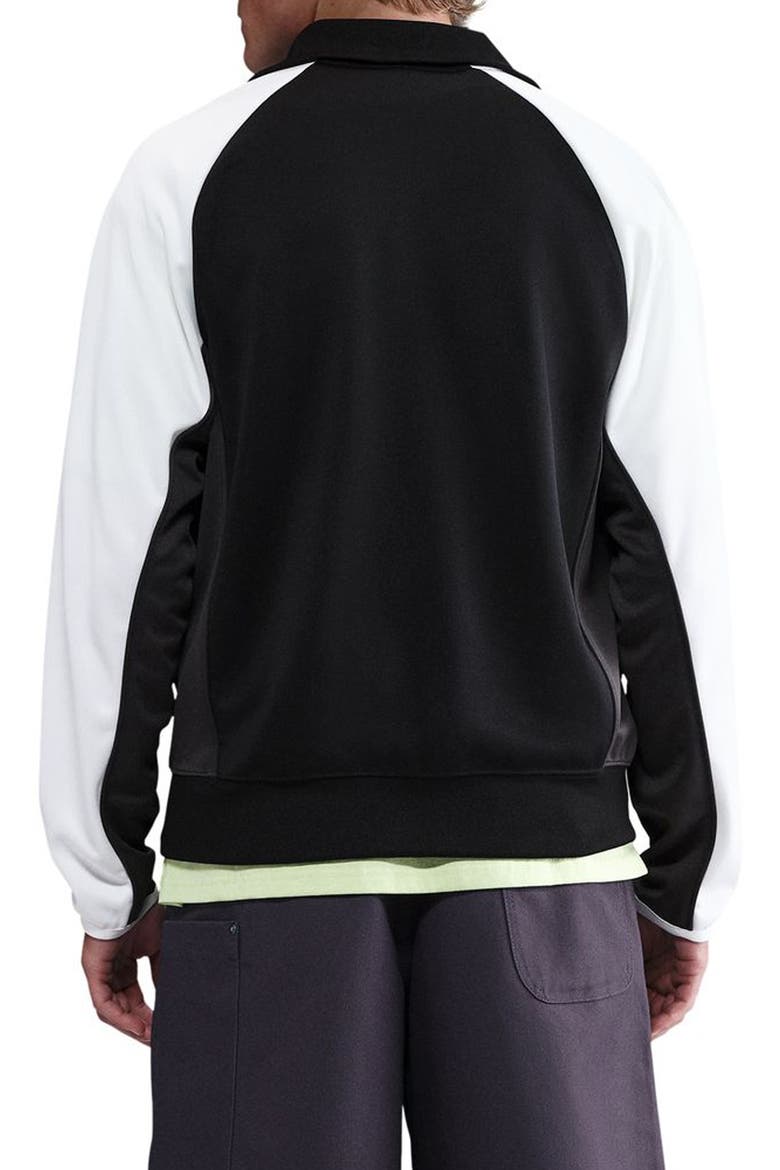 Air Full Zip Track Jacket, Alternate, color, BLACK/ WHITE