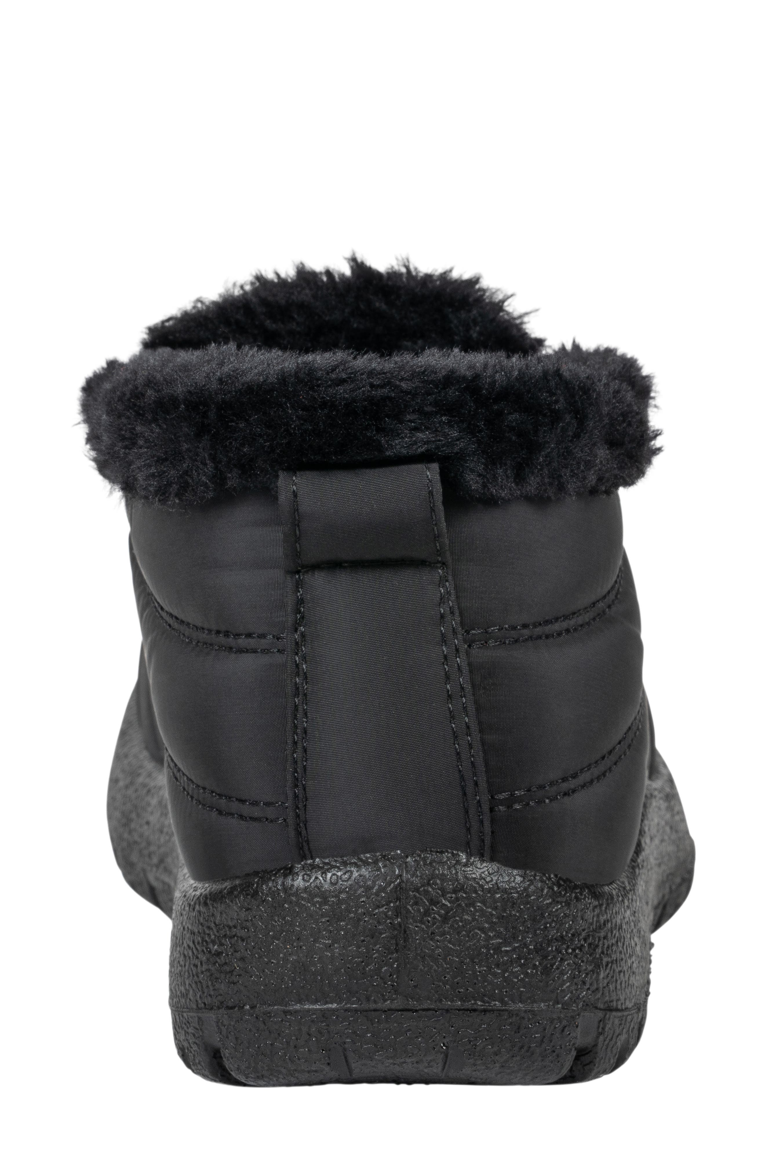 Oban Quilted Water Resistant Bootie, Alternate, color, BLACK