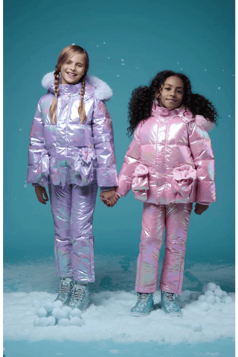 Hologram Snow Set, Alternate, color, Pink