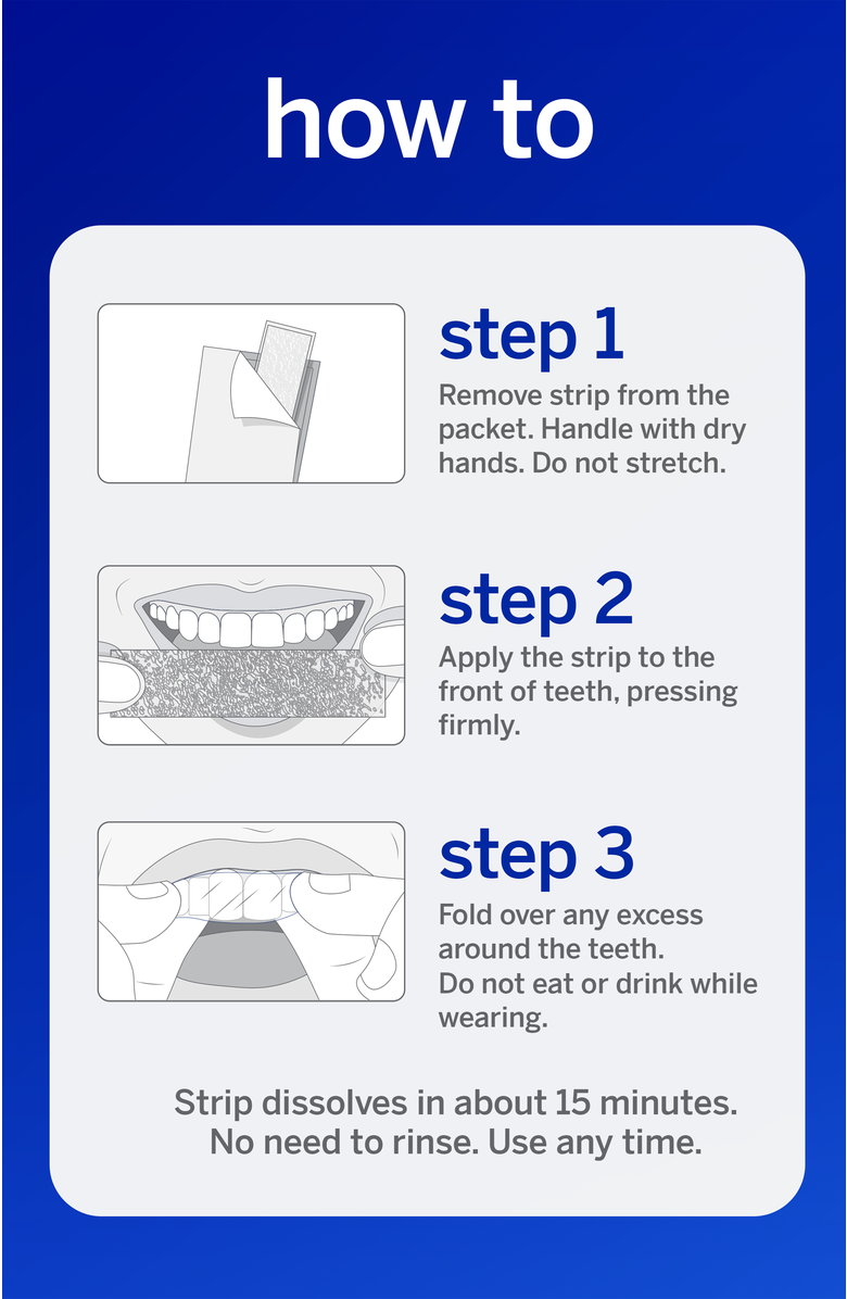 Supersmile Superstrips Dissolving Strips Box Of 14, Alternate, color, White