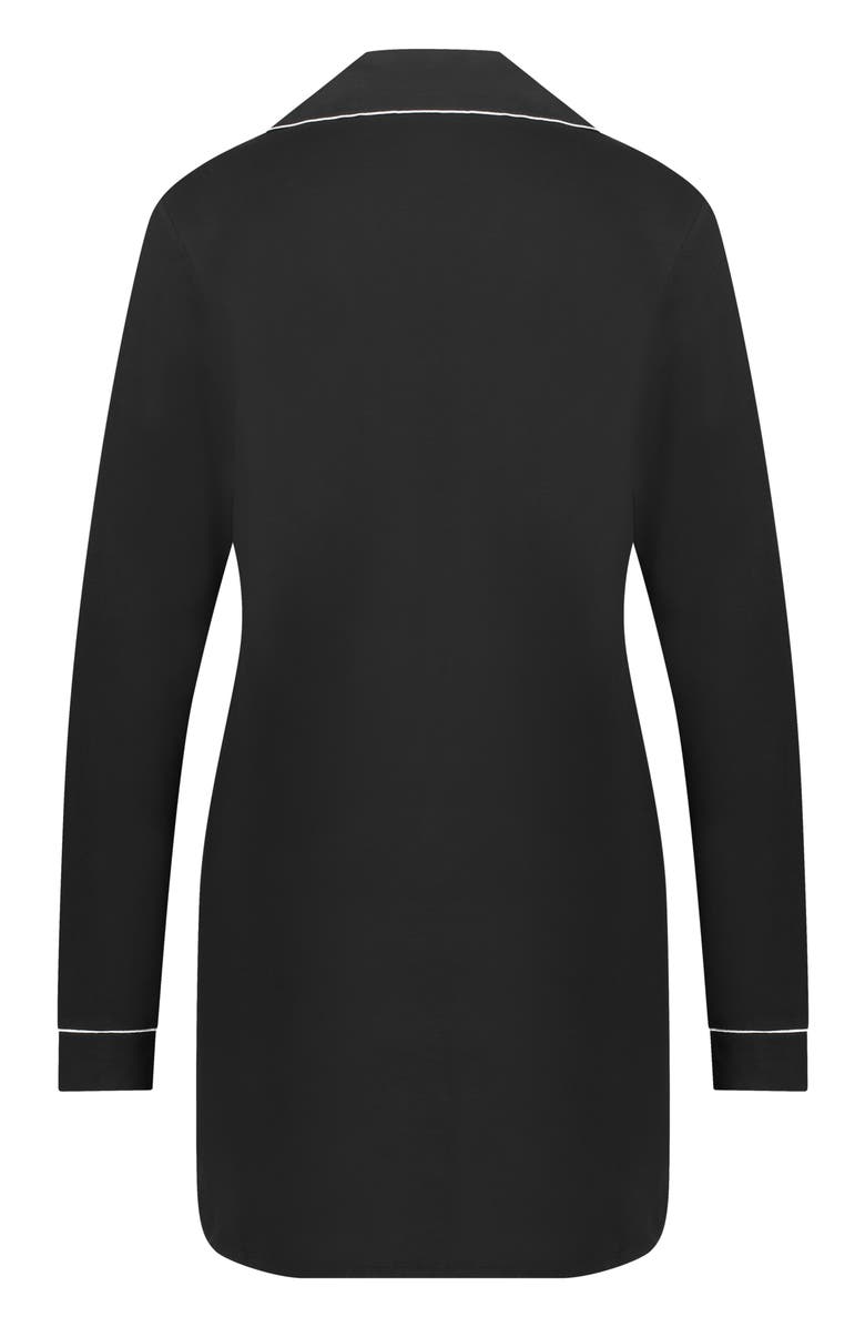 Hunkemöller Essential Jersey Shirtdress, Alternate, color, Black