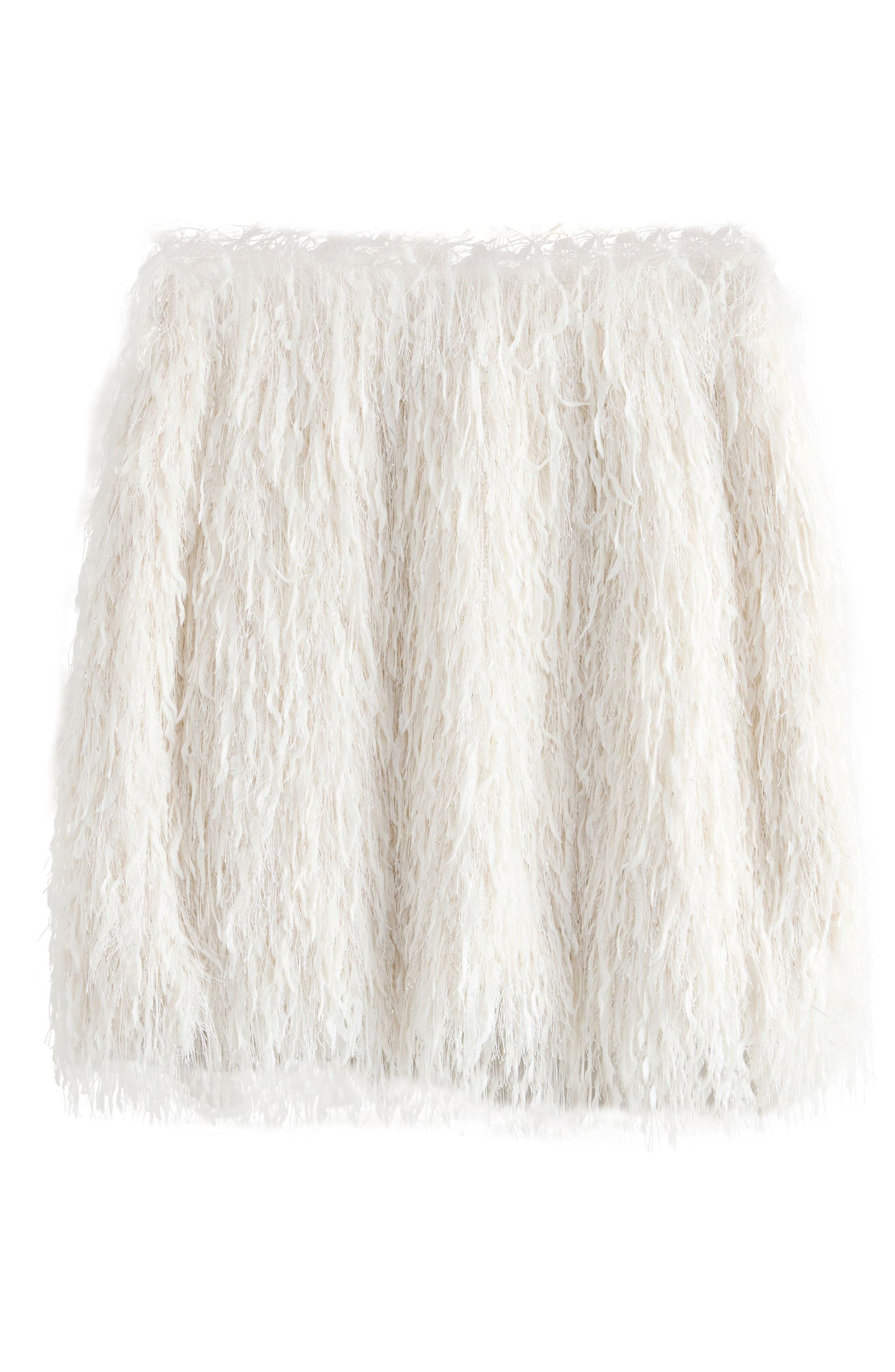 Feather Miniskirt