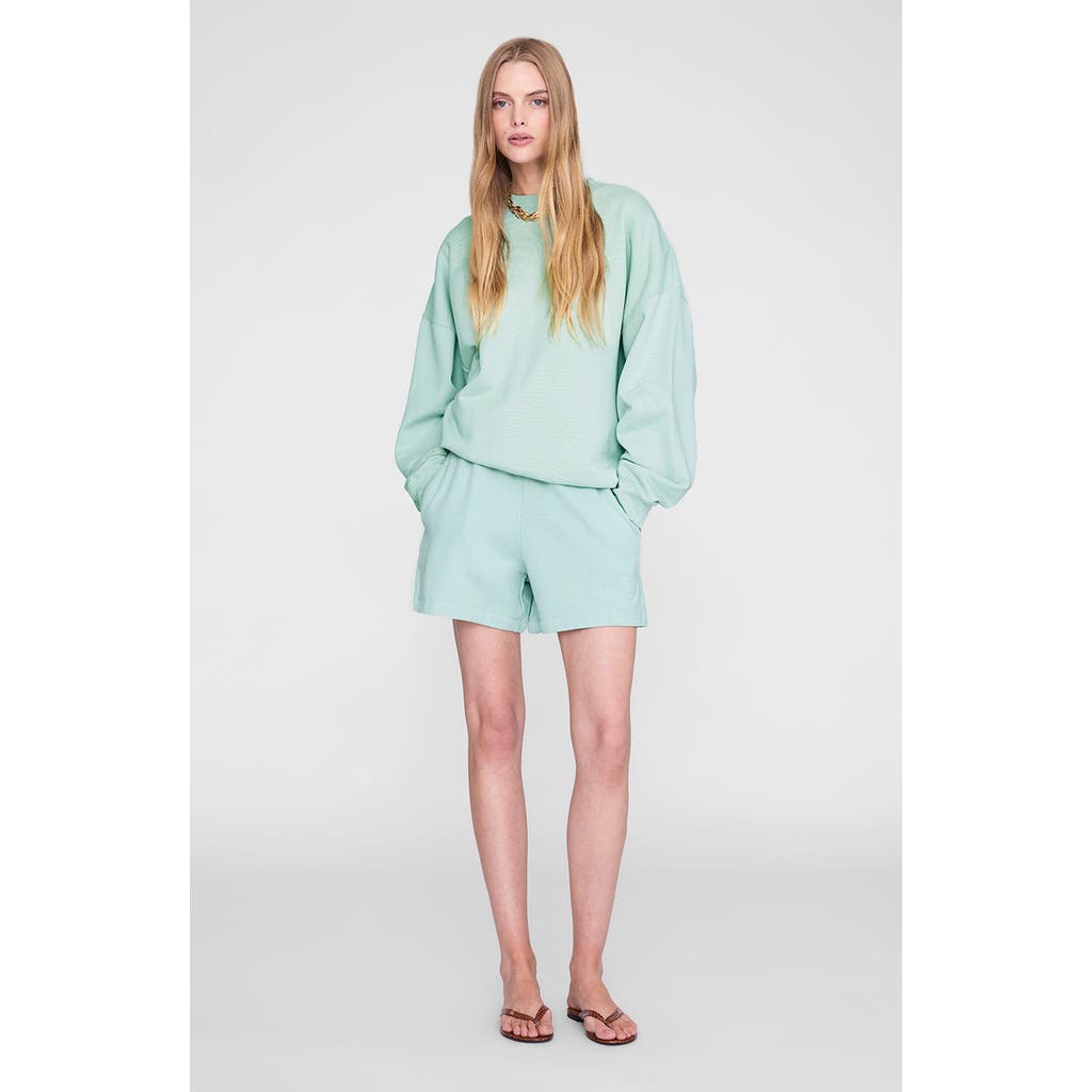 Anine Bing Miles Sweatshirt In Green