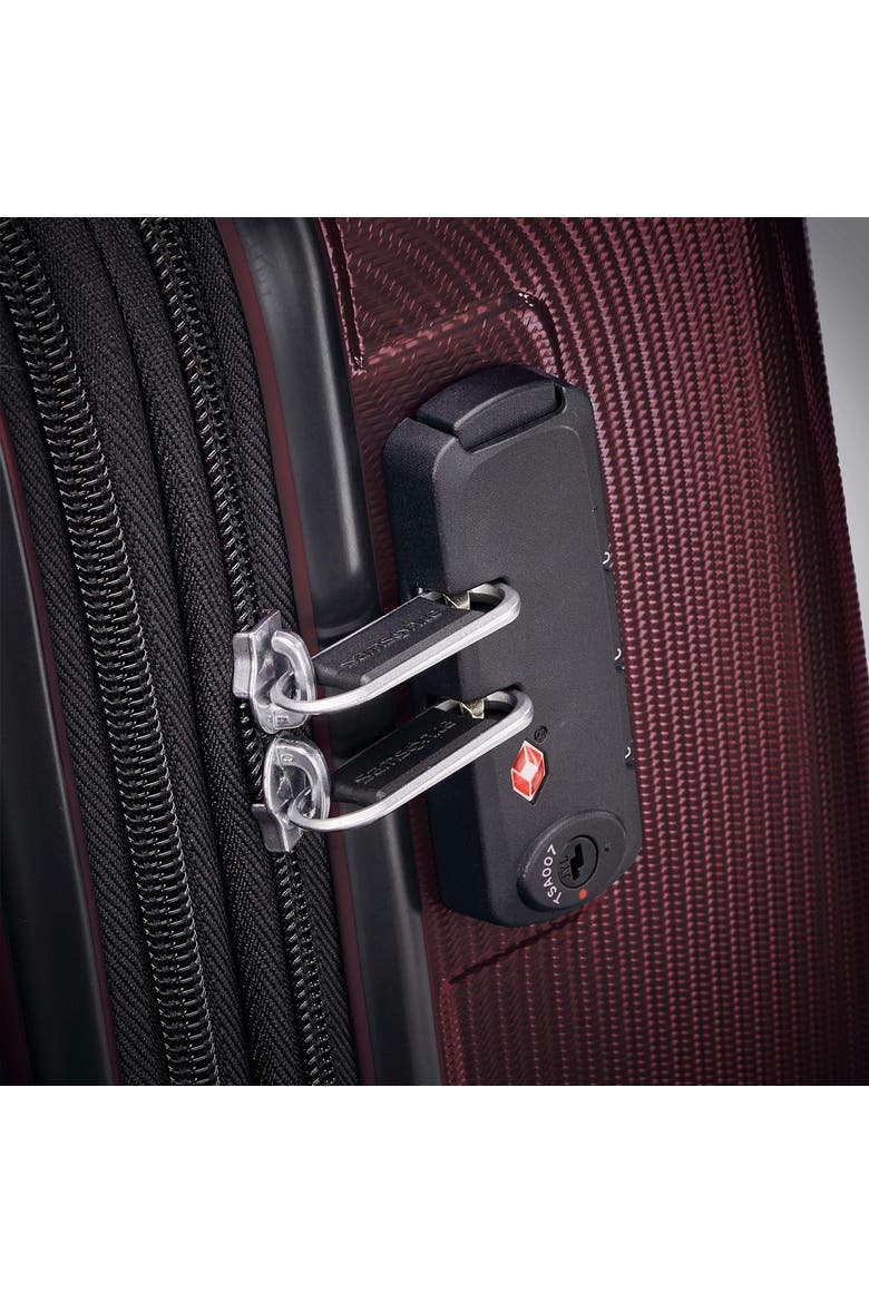 Winfield 3 DLX 20" Carry On Spinner Luggage, Alternate, color, Burgundy