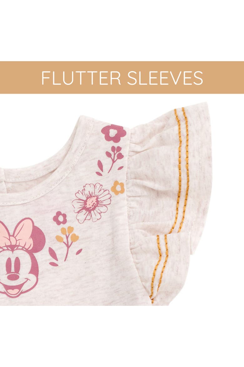 Minnie Mouse 2-Piece Tee and Pants Set, Alternate, color, Oatmeal Ochre Minnie