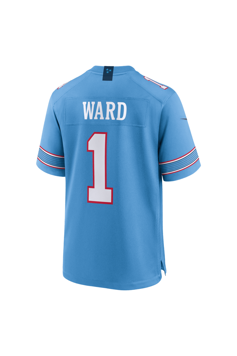 Men's Nike Cameron Ward Light Blue Tennessee Titans Game Jersey, Alternate, color, Light Blue