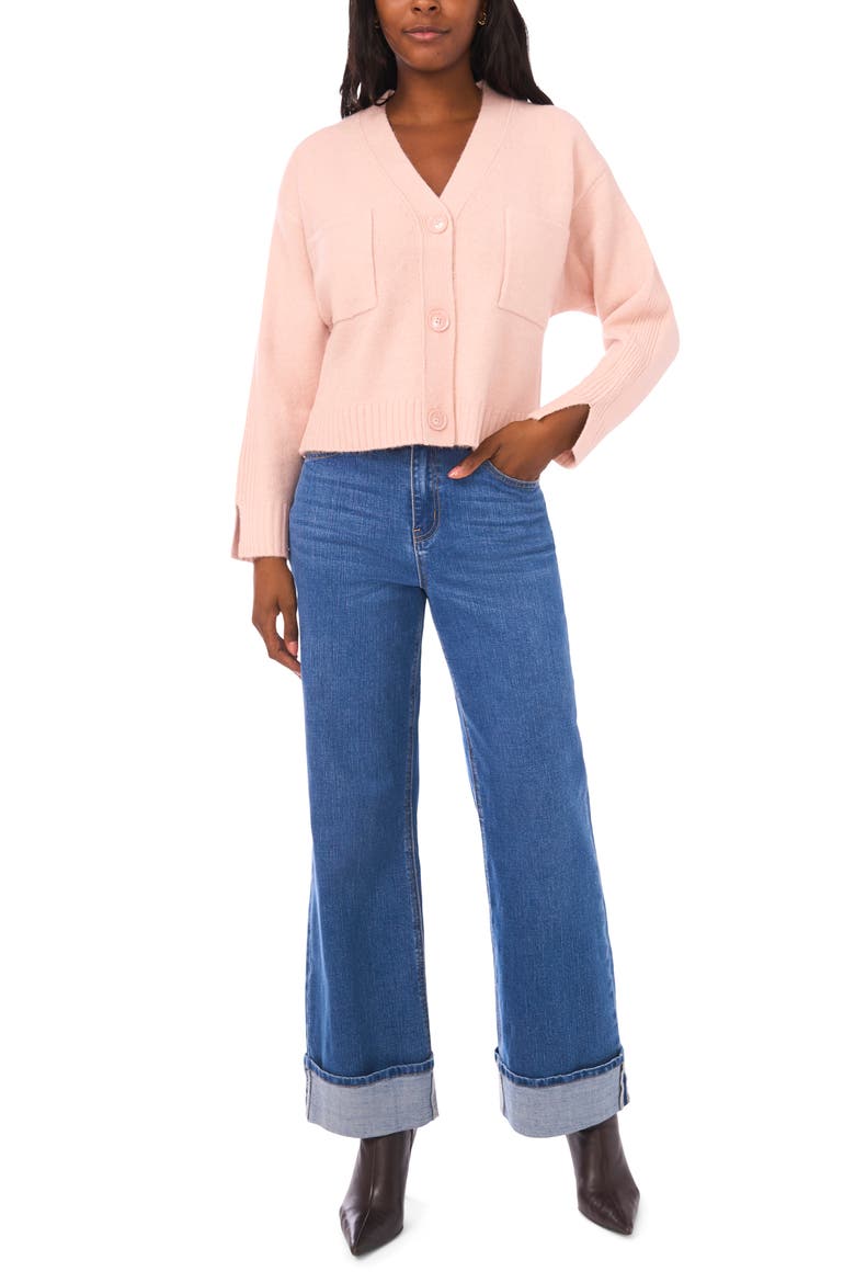 Pocket Cardigan, Alternate, color, SEPIA ROSE