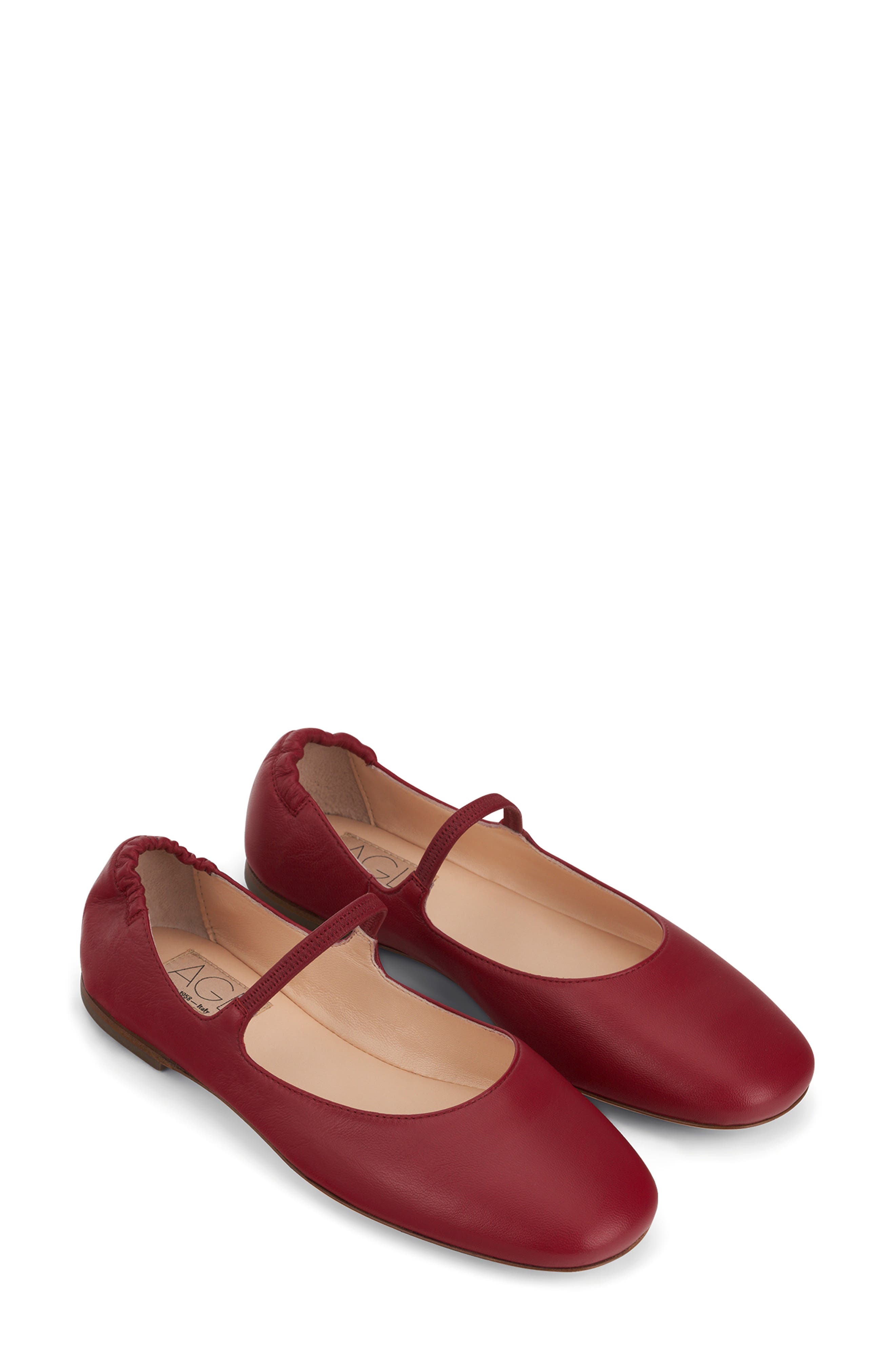 AGL Iris Mary Jane Flat, Alternate, color, Tomato