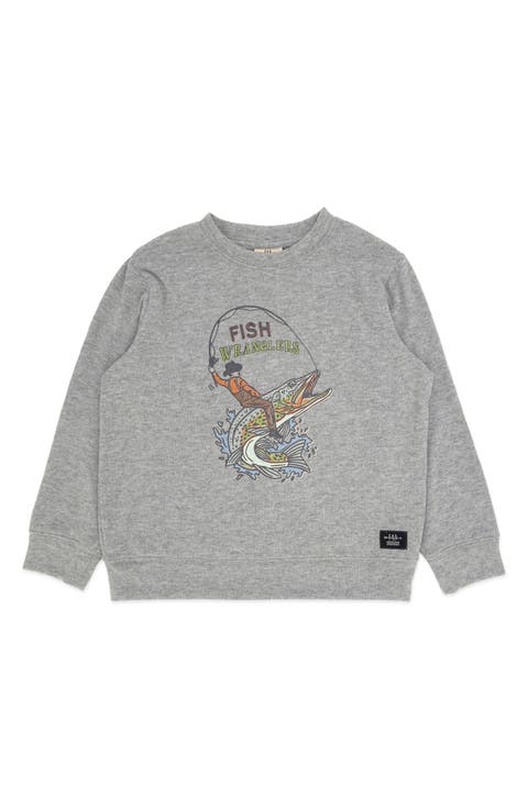 Fish Wrangler Hacci Knit Pullover