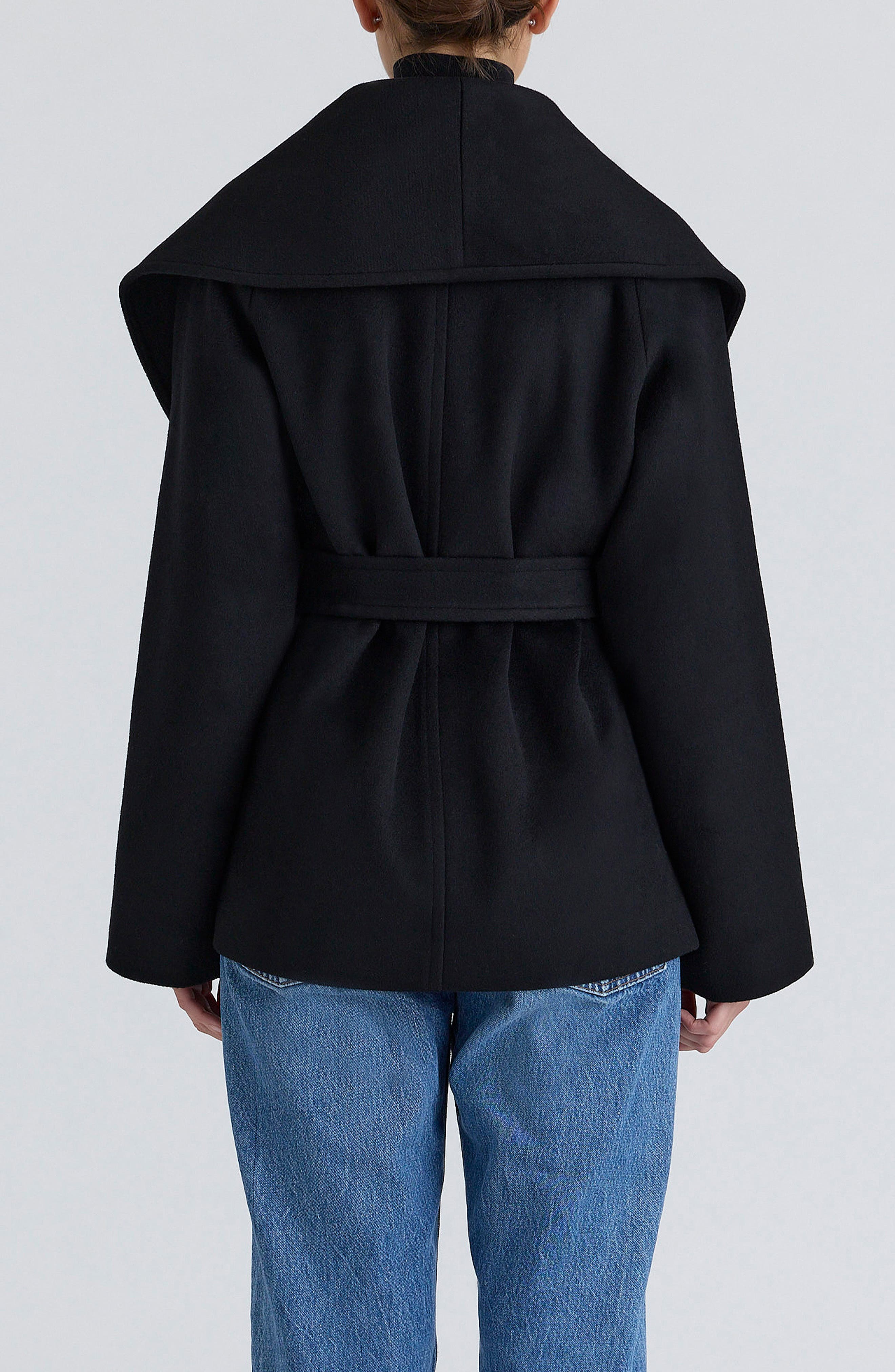James Shawl Collar Wool Blend Wrap Jacket (Women) | Nordstrom