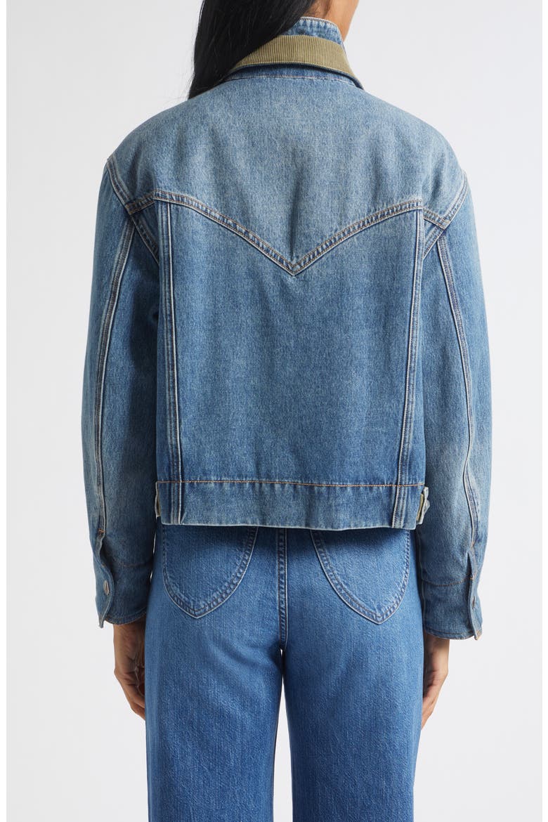 Wegner Denim Jacket, Alternate, color, MEMORY LANE