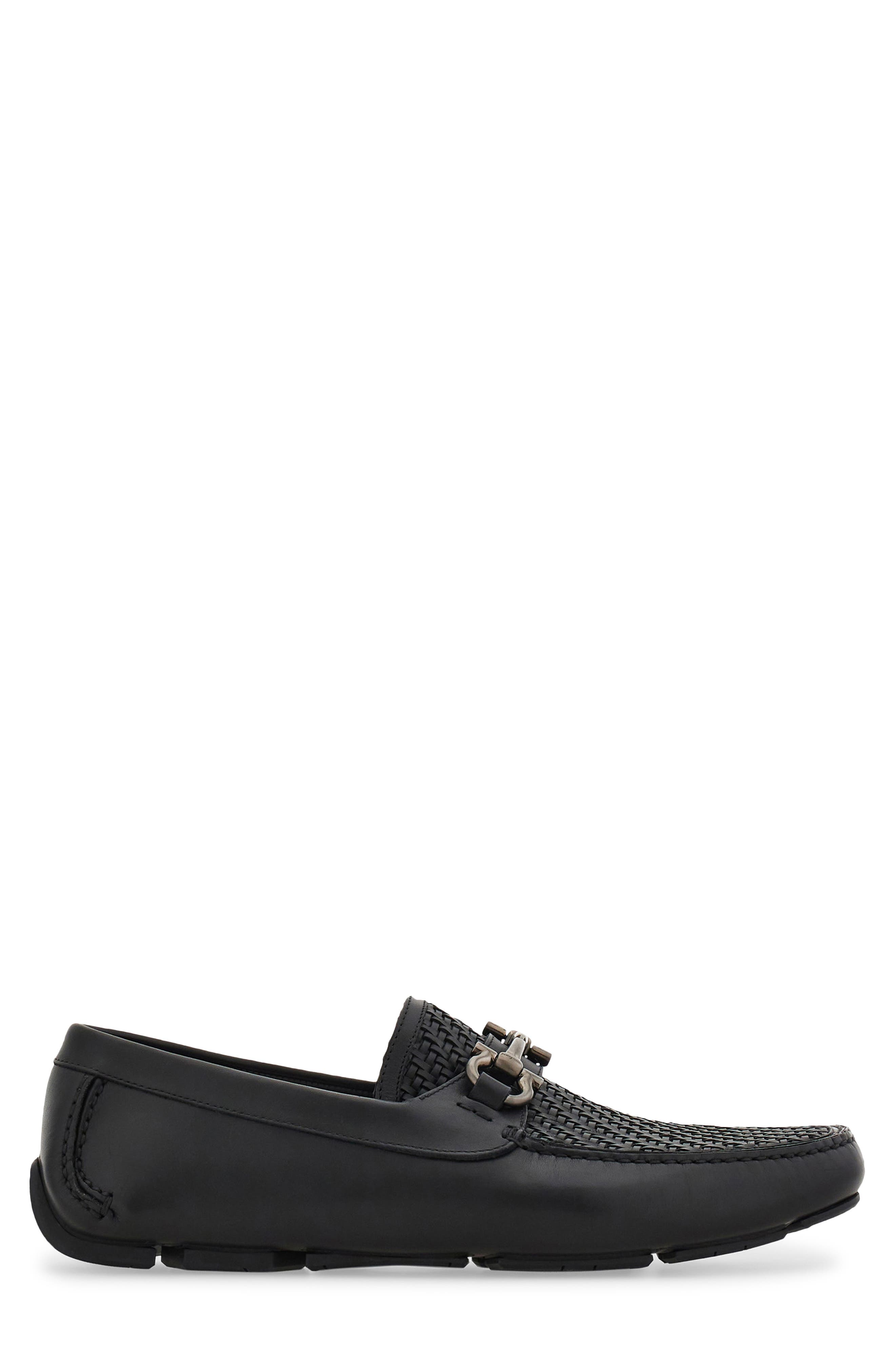 FERRAGAMO Parigi Bit Driving Shoe, Alternate, color, Nero Nero Nero