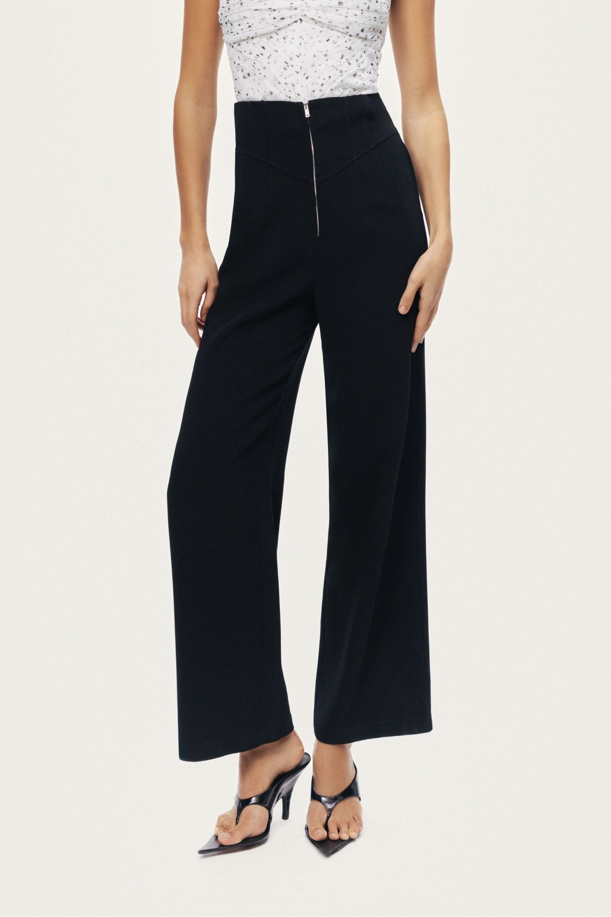 High-Waist Wide-Leg Pants