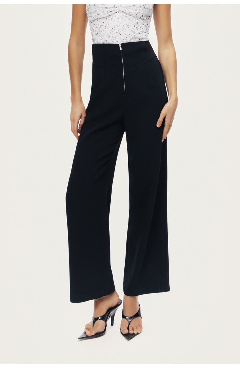Nocturne High-Waist Wide-Leg Pants, Main, color, Black