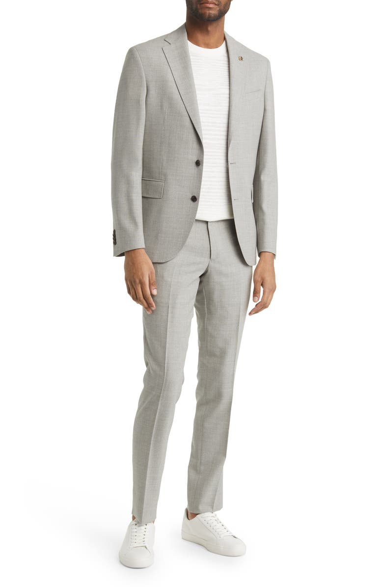 Ted Baker London Ralph Extra Slim Fit Wool Suit, Main, color, 