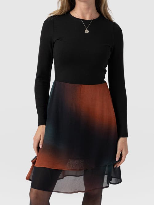 Shop Saint + Sofia Etta Mini Layered Dress