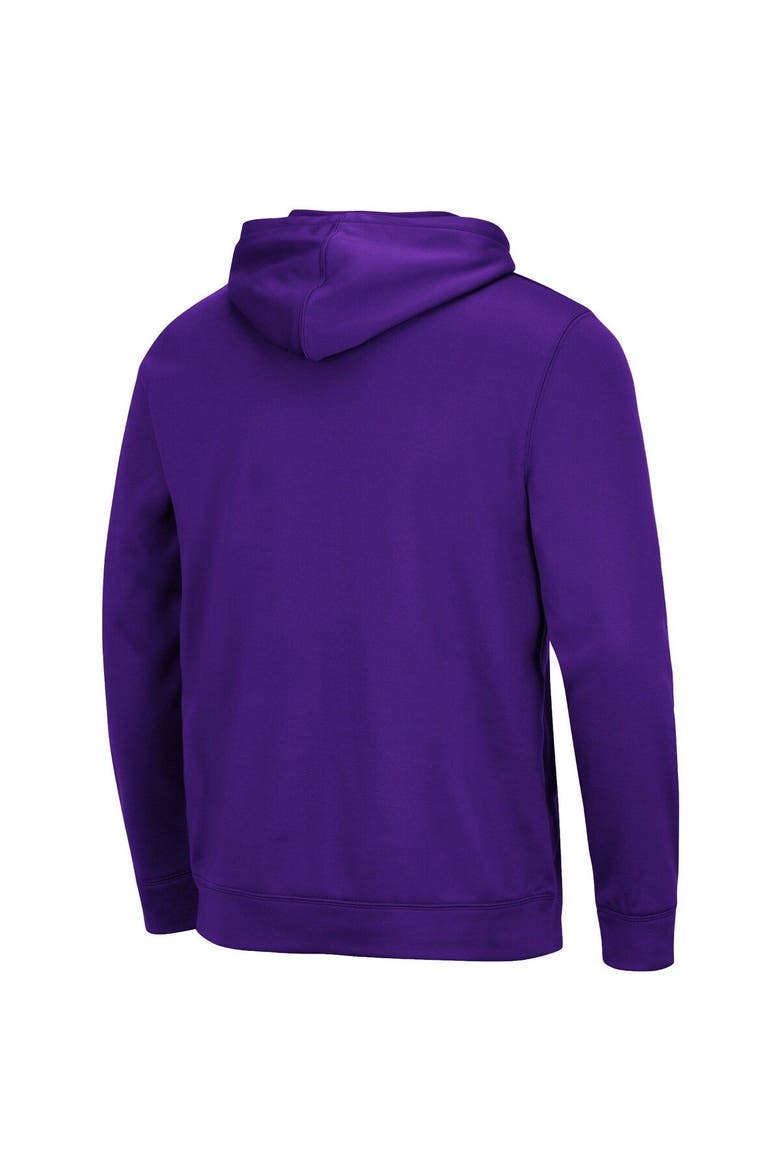 Men's Colosseum Purple Clemson Tigers Lantern Pullover Hoodie, Alternate, color, Purple