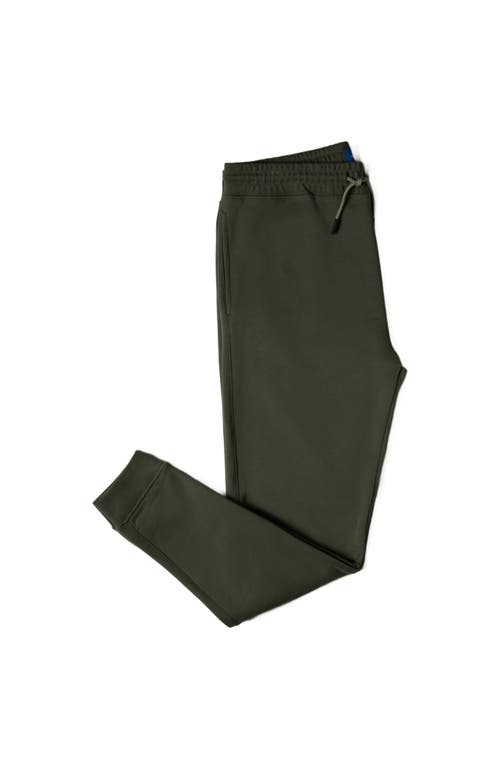 Robert Talbott Chandler French Terry Jogger in Dark Olive  product