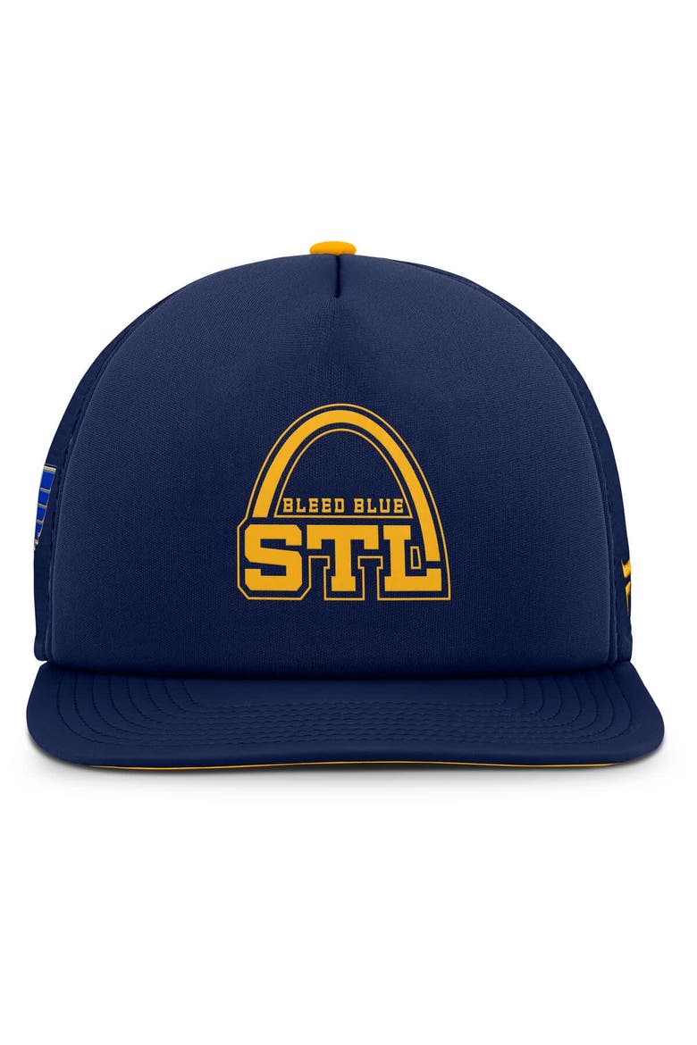 Men's Fanatics  Navy St. Louis Blues Rink Hometown Snapback Hat, Alternate, color, Navy
