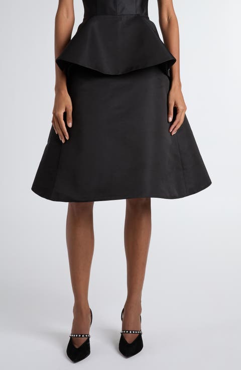 Kickback Duchesse Satin Skirt