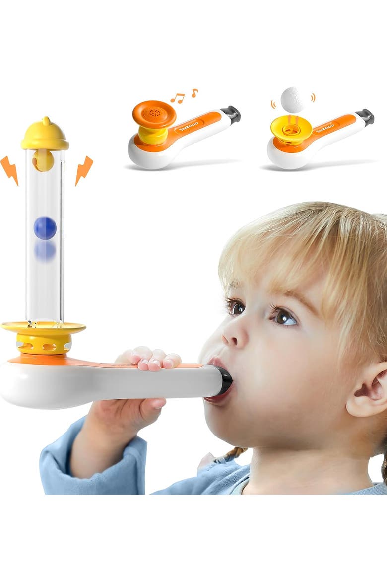 3 in 1 Sensory Blowing Game Fine Motor Skills Toy for Kids, Main, color, Multicolor